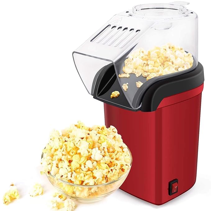 Best Hot Air Popper, Electric Popcorn Maker Machine with 1200W