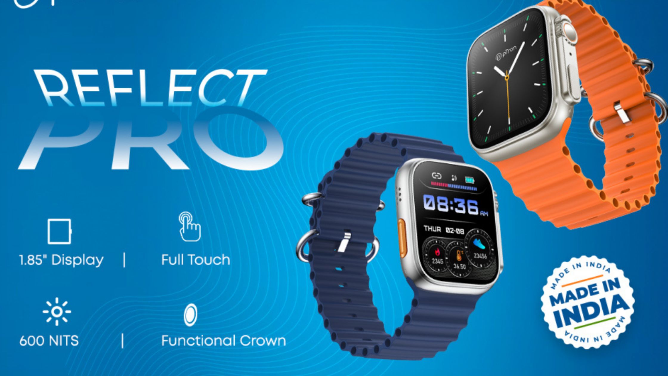 pTron Reflect Pro Smartwatch: The Ultimate Wearable Tech Revolution in (DEC-2024)