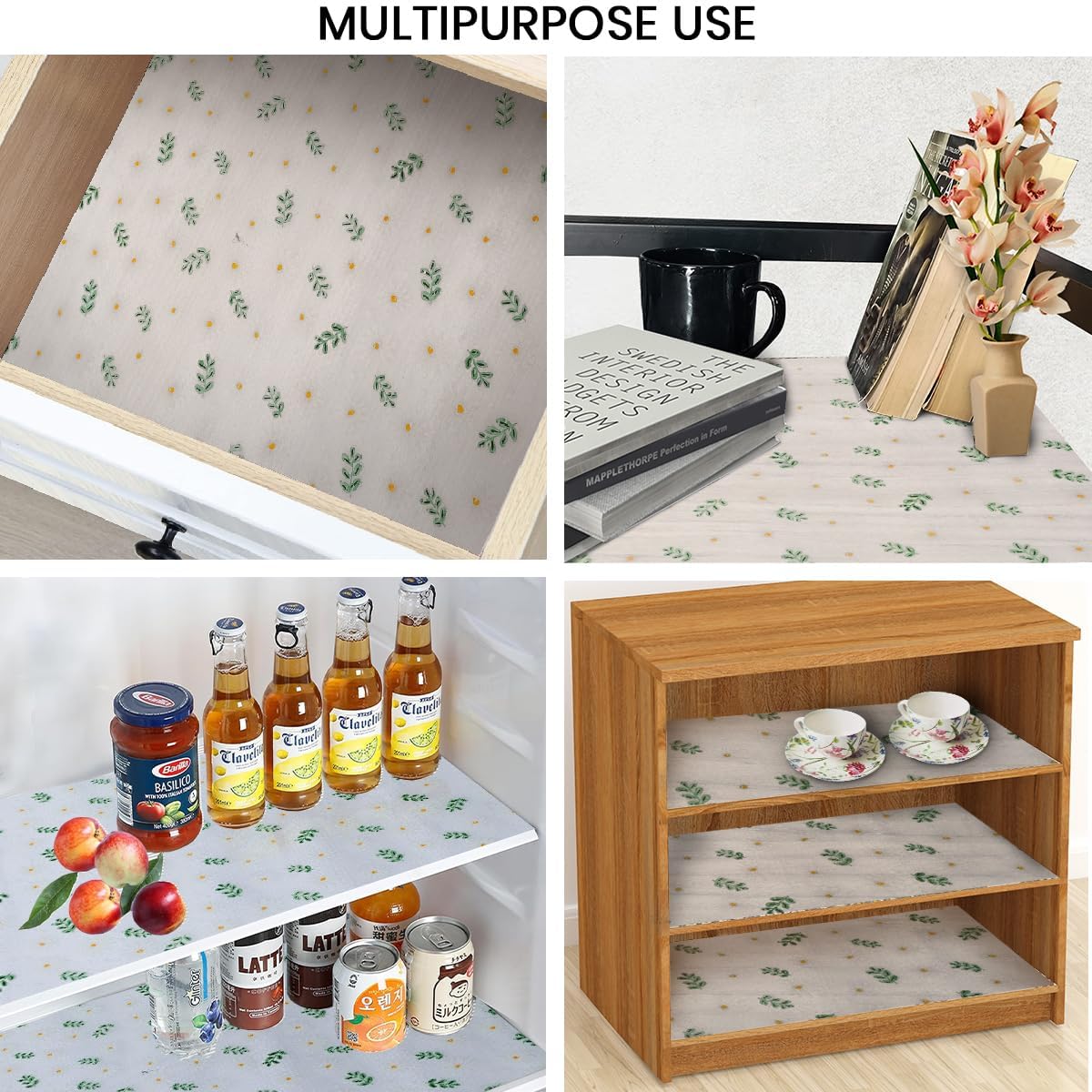 Kitchen Mat For Shelf/Shelf Liners Sheet For Kitchen Shelves Cabinet Drawer/Wardrobe/Fridge/Table